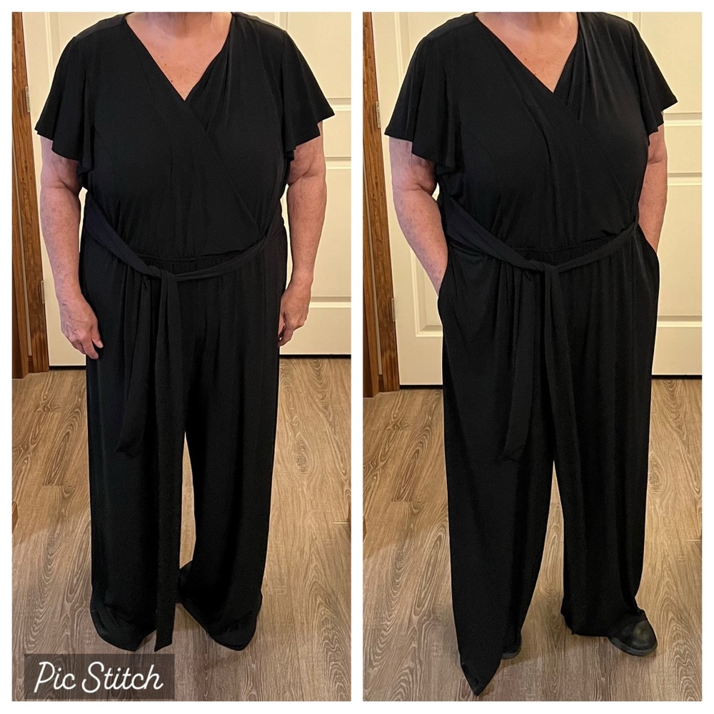 Lane Bryant Black Women's Jumpsuit (30/32)